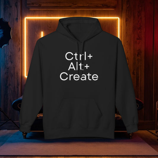 Creative Freedom Hoodie - Ctrl + Alt + Create, - The Lock Box