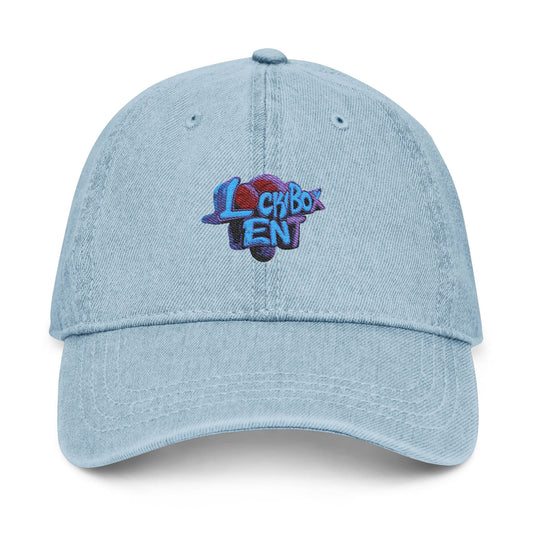 Stylish LB" Ent Embroidered Denim Hat - The Lock Box