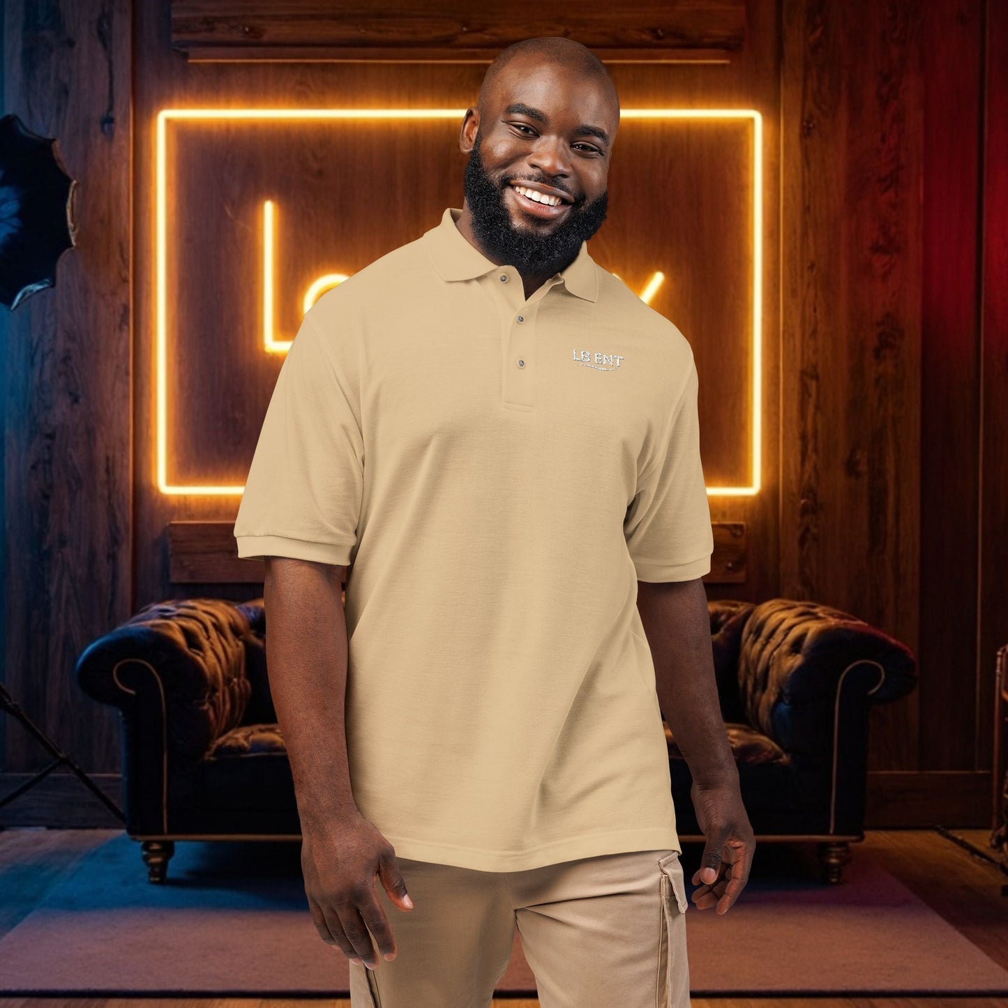Stylish LB Ent Polo Shirt, - The Lock Box