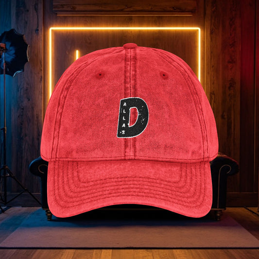 DALLAS LB" ENT Vintage Embroidered Cap,