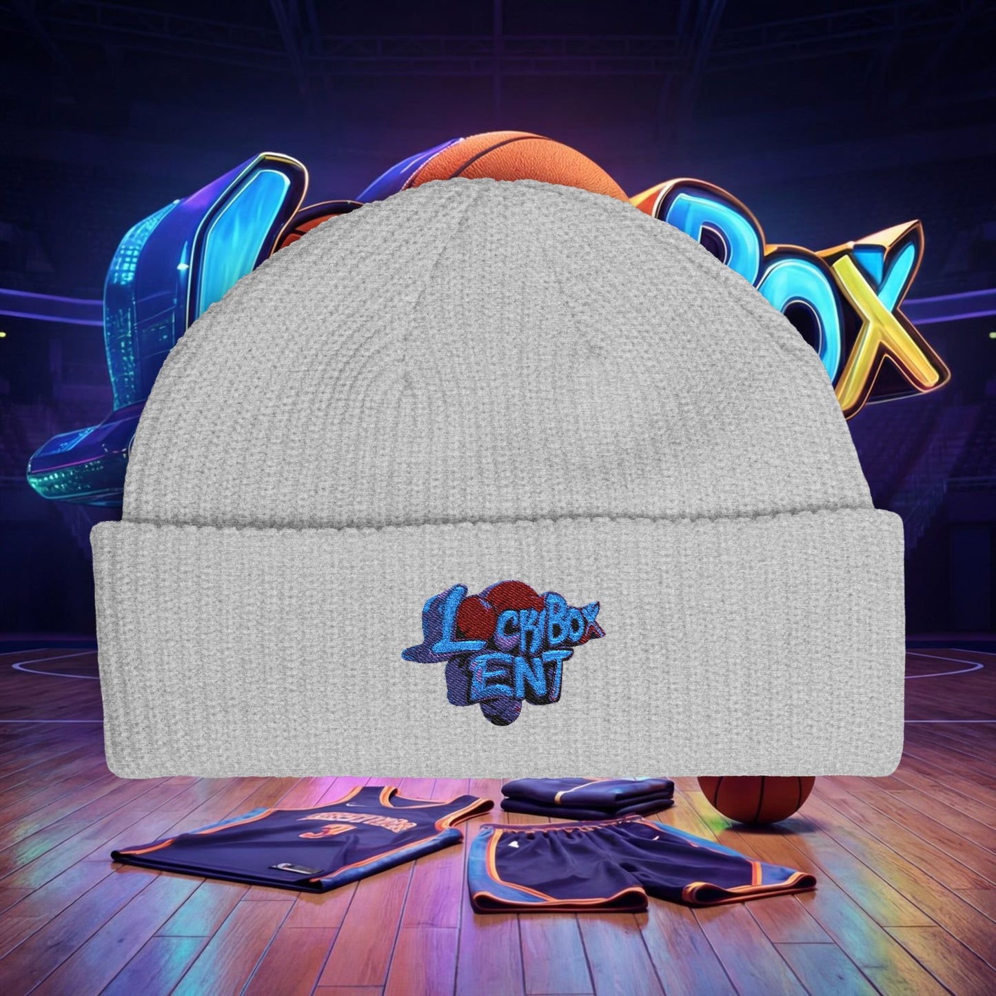 Cuff Beanie — 'I Love My Dent' Embroidered Patch Knit Hat - The Lock Box