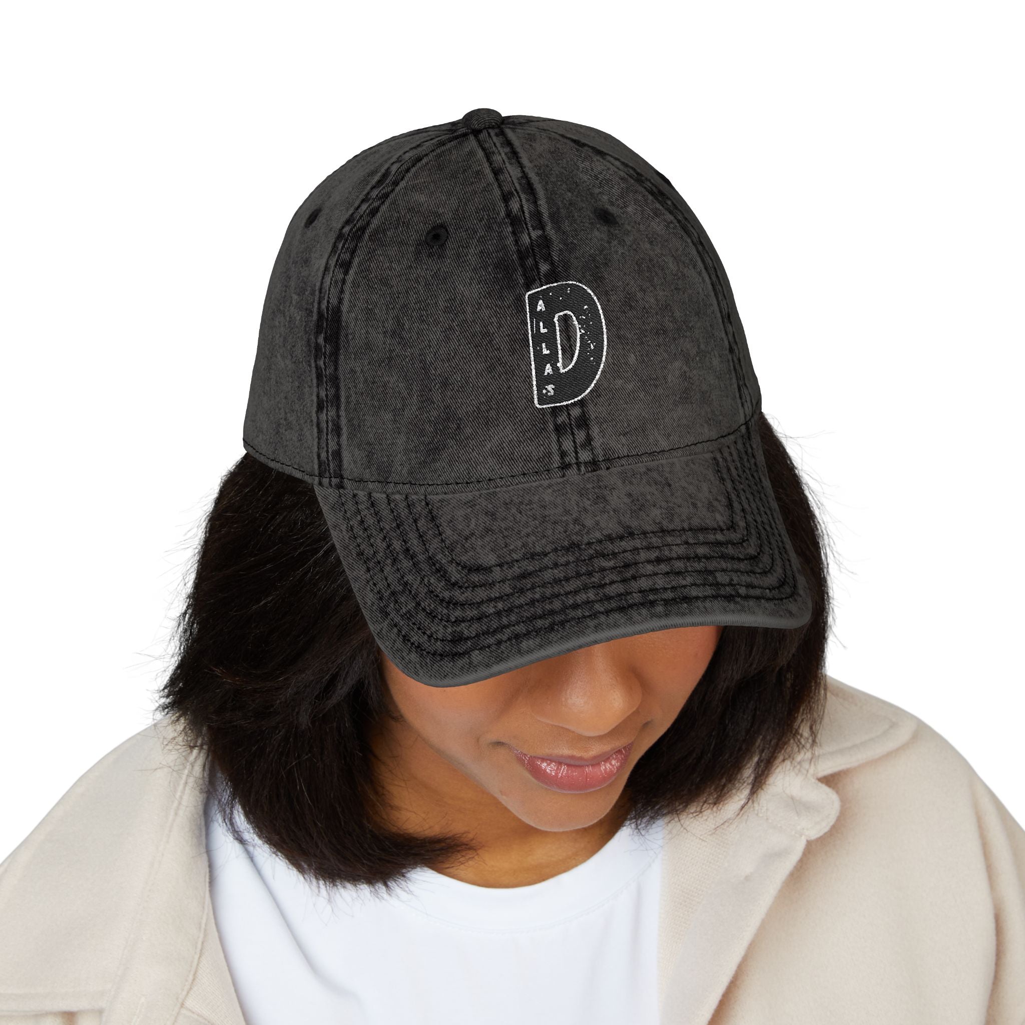DALLAS LB" ENT Vintage Embroidered Cap, - The Lock Box