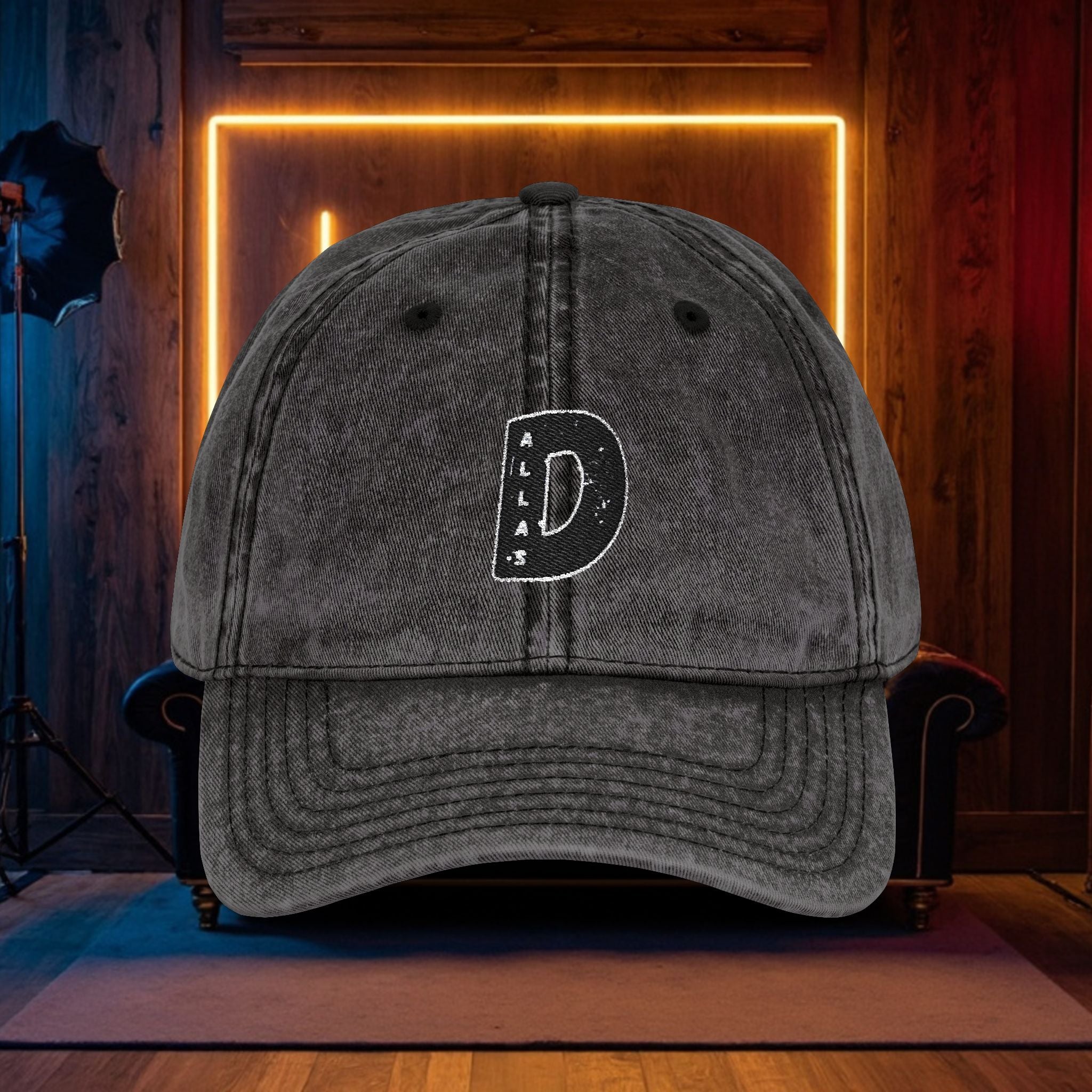 DALLAS LB" ENT Vintage Embroidered Cap, - The Lock Box