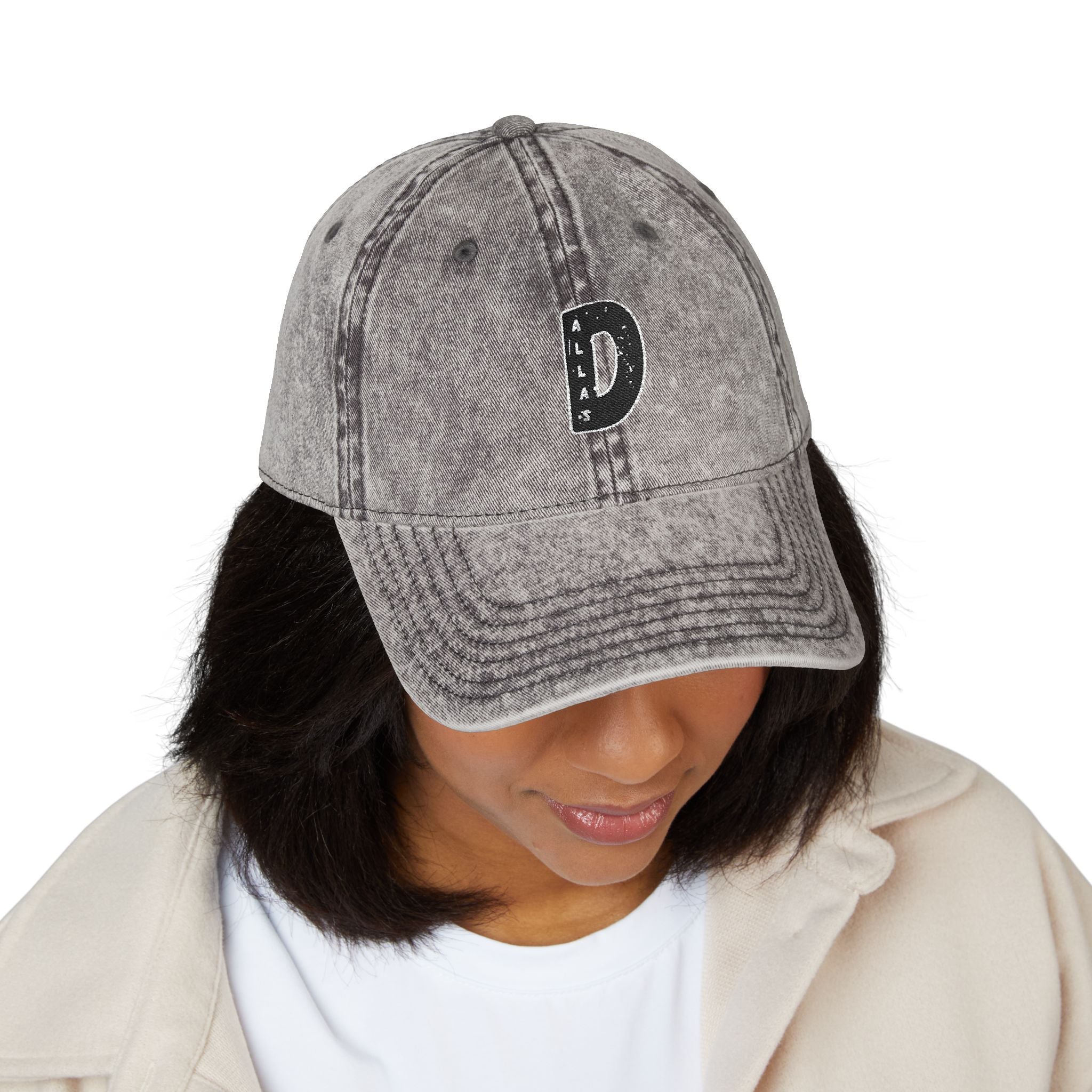 DALLAS LB" ENT Vintage Embroidered Cap, - The Lock Box