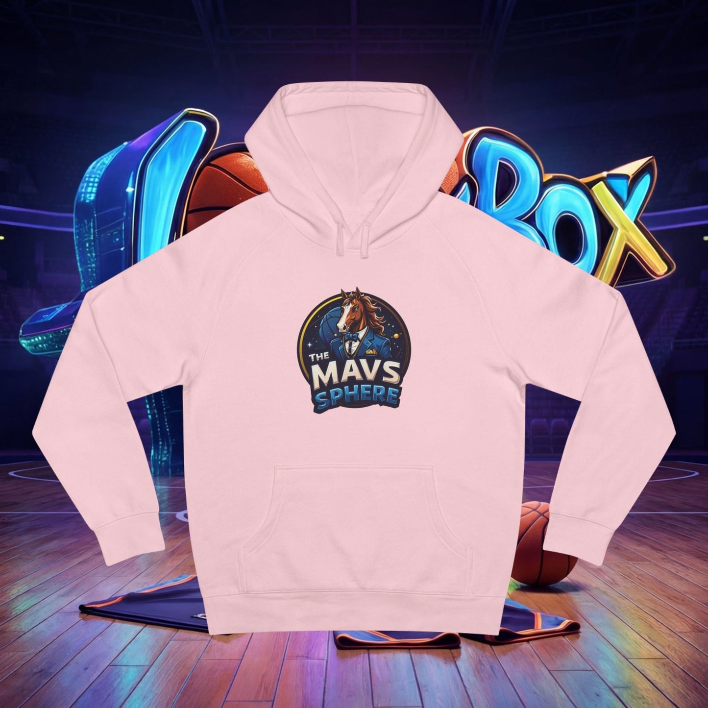 Mavs Sphere Hoodie — Vintage Horse Logo Pullover - The Lock Box