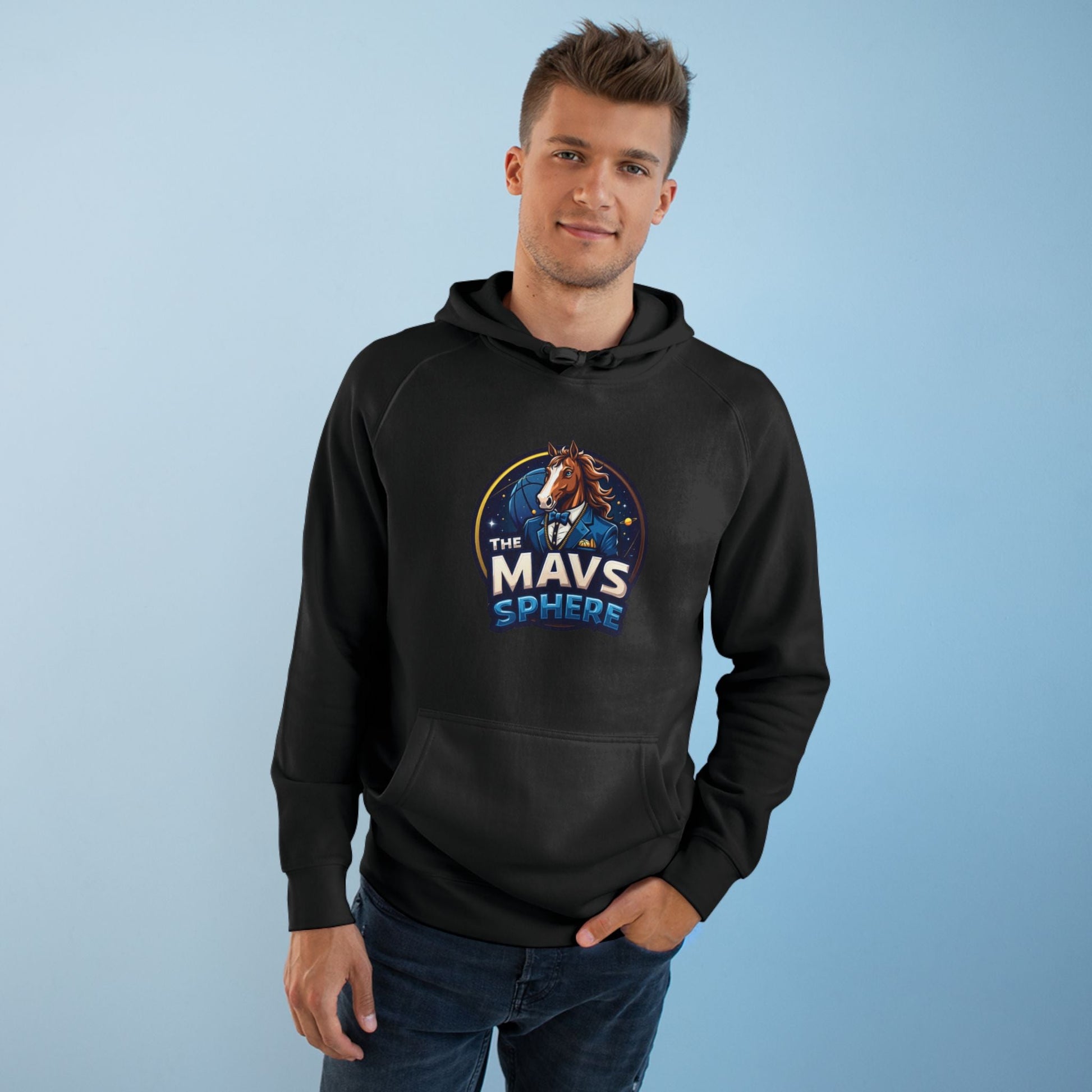 Mavs Sphere Hoodie — Vintage Horse Logo Pullover - The Lock Box