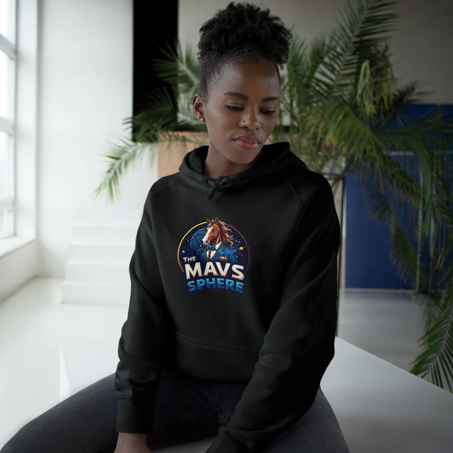 Mavs Sphere Hoodie — Vintage Horse Logo Pullover - The Lock Box