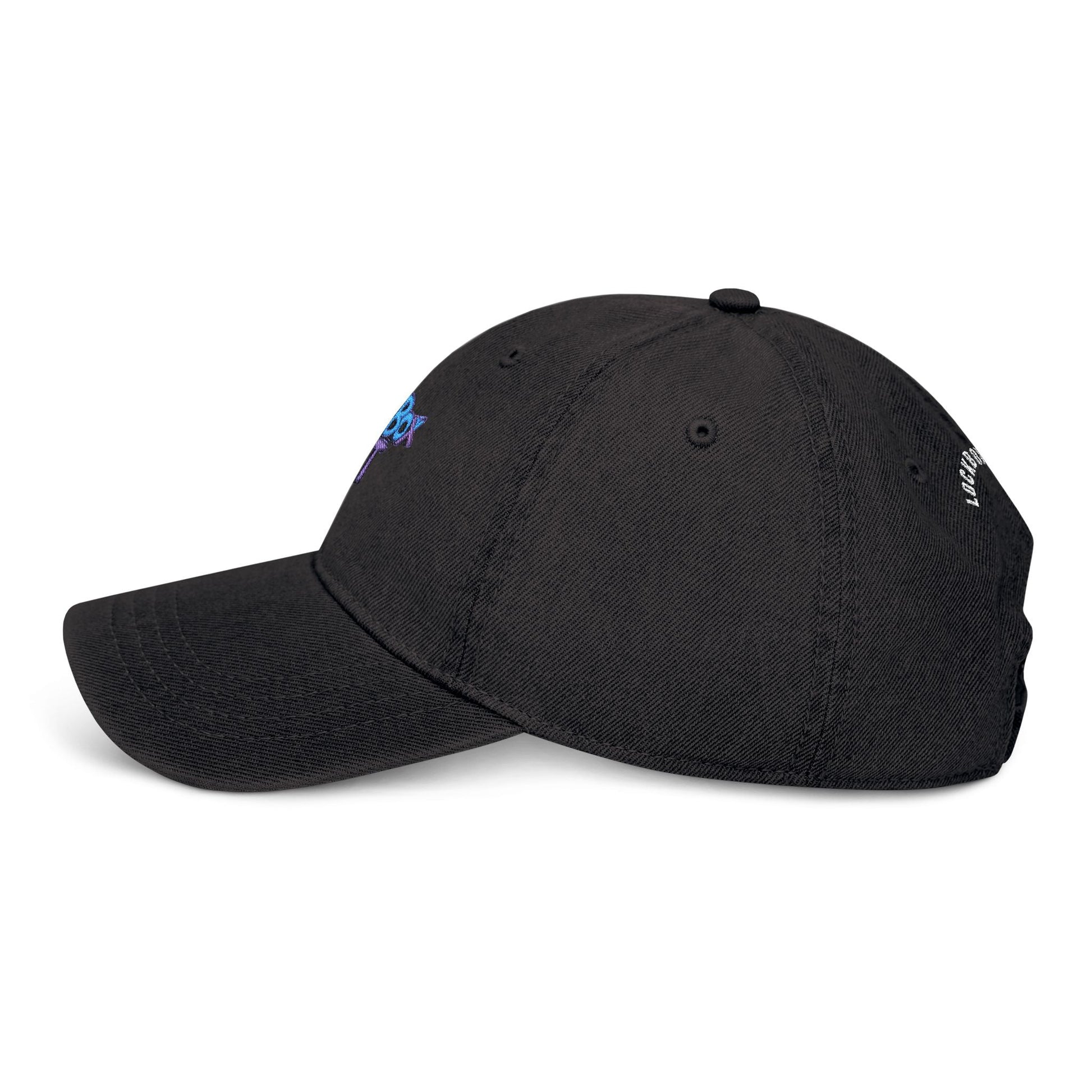 Stylish LB" Ent Embroidered Denim Hat - The Lock Box