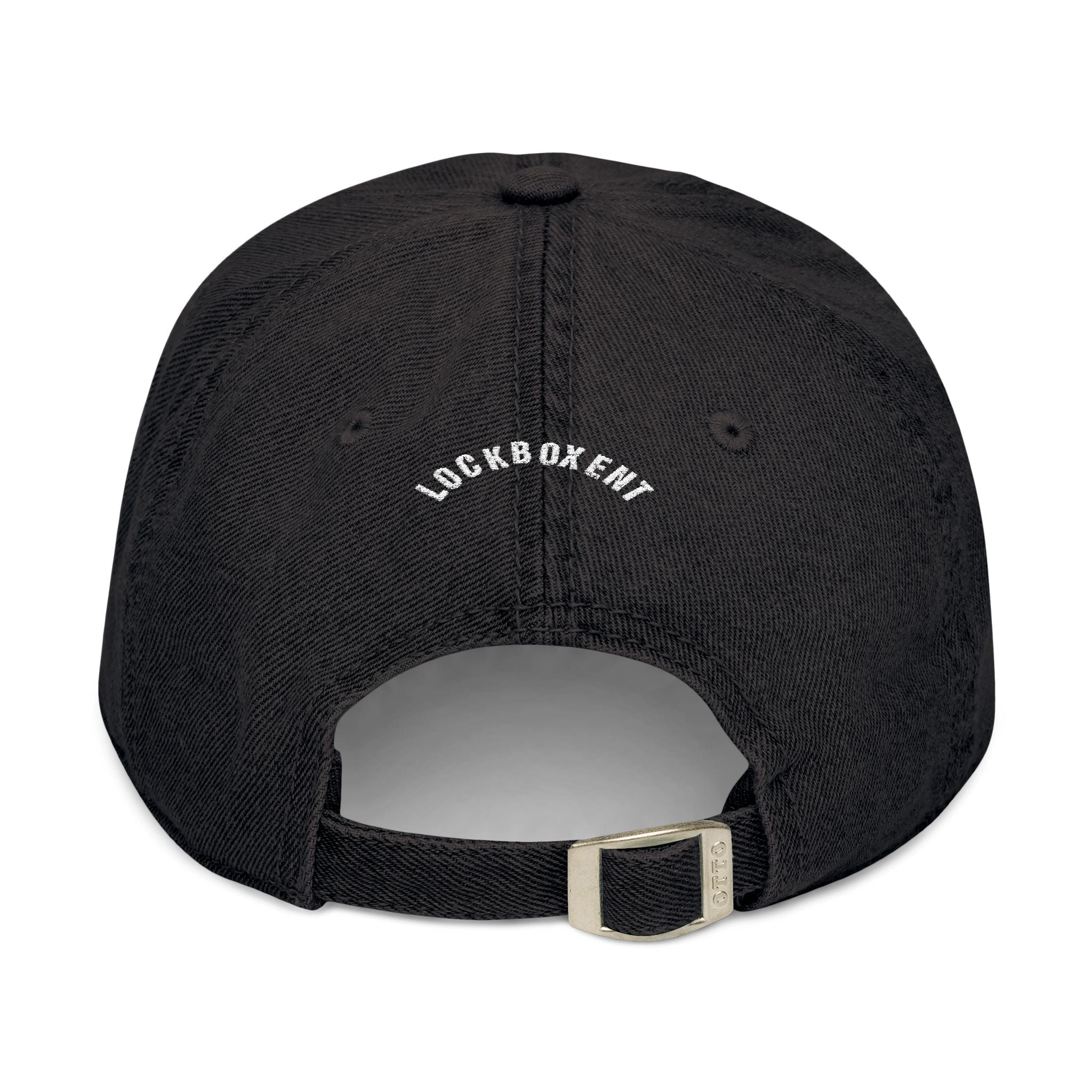 Stylish LB" Ent Embroidered Denim Hat - The Lock Box