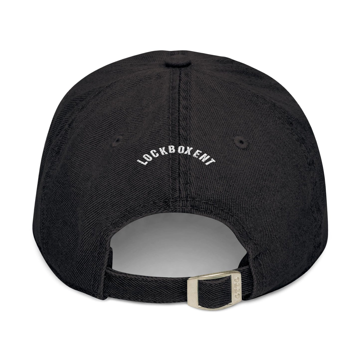 Stylish LB" Ent Embroidered Denim Hat - The Lock Box