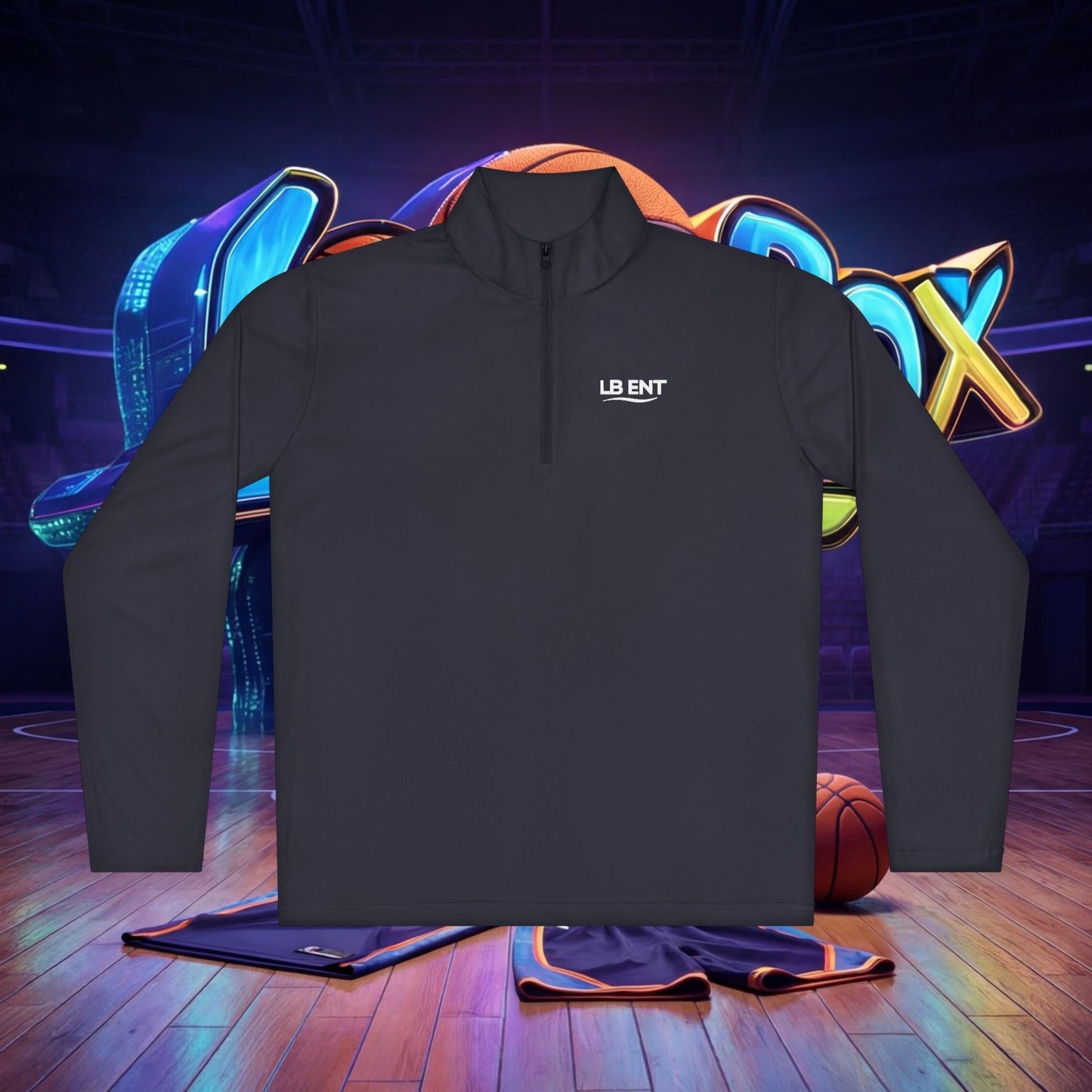 White Quarter - Zip Pullover. - The Lock Box