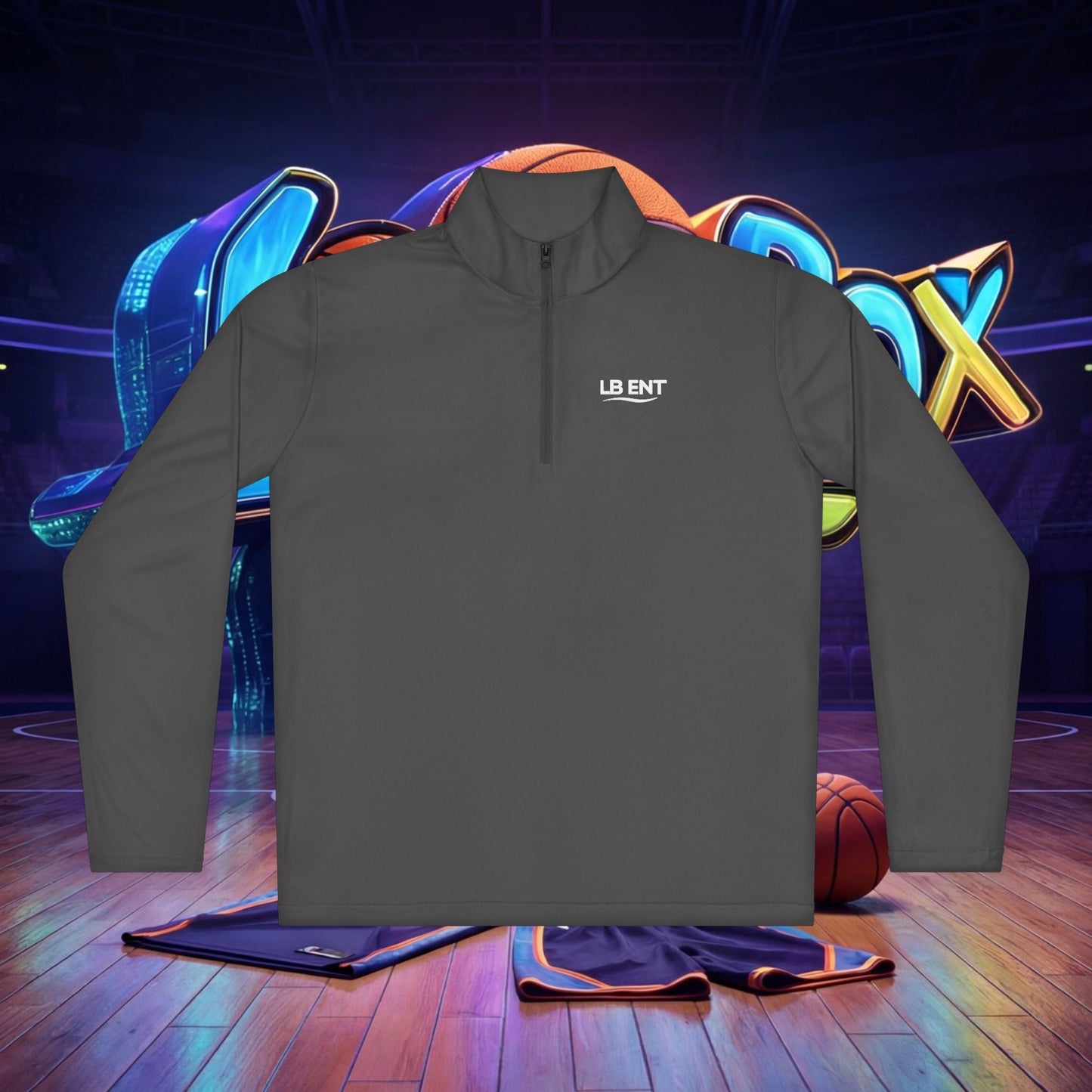 White Quarter - Zip Pullover. - The Lock Box